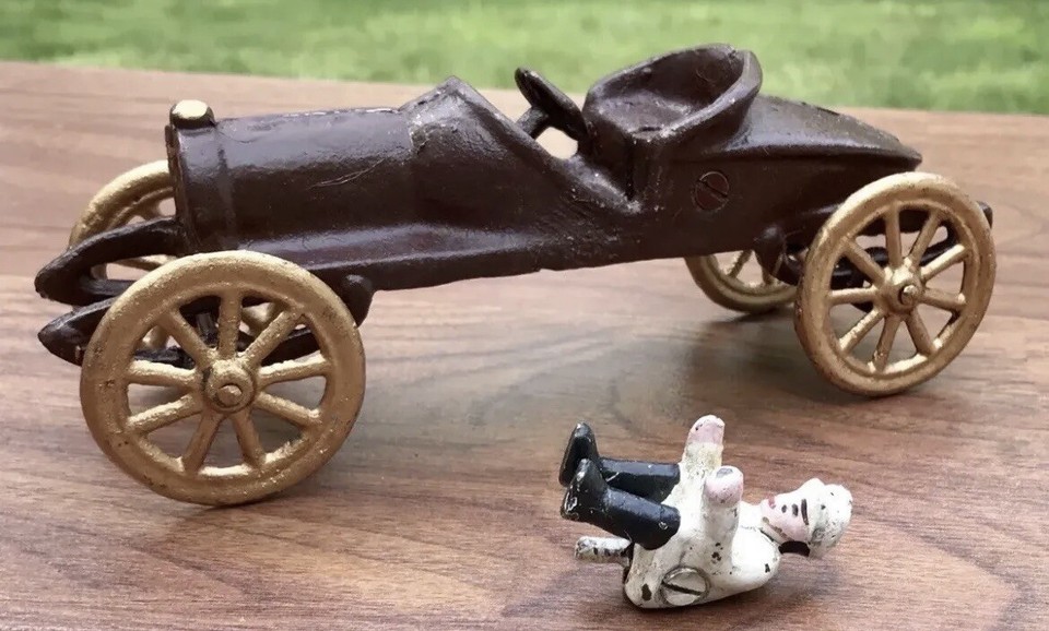 Hubley Arcade Race Car with Driver Cast Iron Toy | eBay