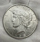 1925-S $1 Peace Dollar 90% Silver San Francisco US Coin - BETTER DATE!