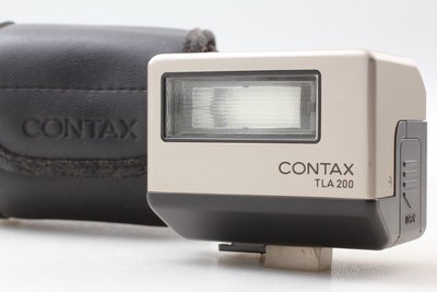 [NEUWERTIG im Etui] Contax TLA200 silbernes Blitzgerät zur Montage in...