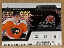 2022-23 Hayden Hodgson Upper Deck Credentials Debut Ticket Access #126 /999