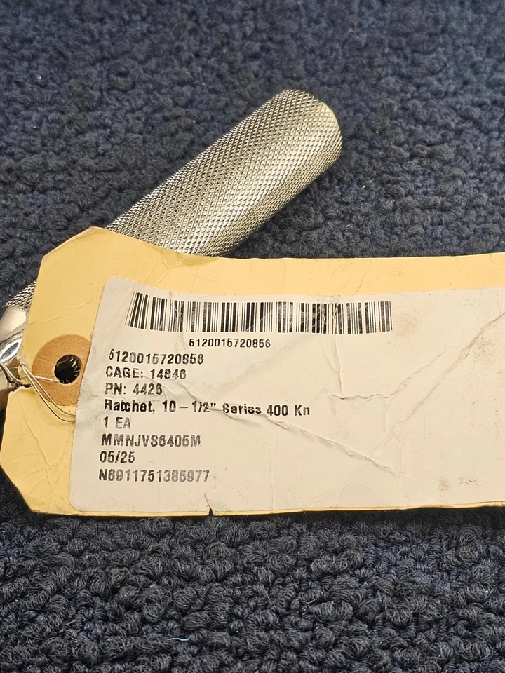 Wright Tool 4426: 10" Knurled Grip–Double Pawl Socket Wrench 1/2" Drive - Image 2 of 4