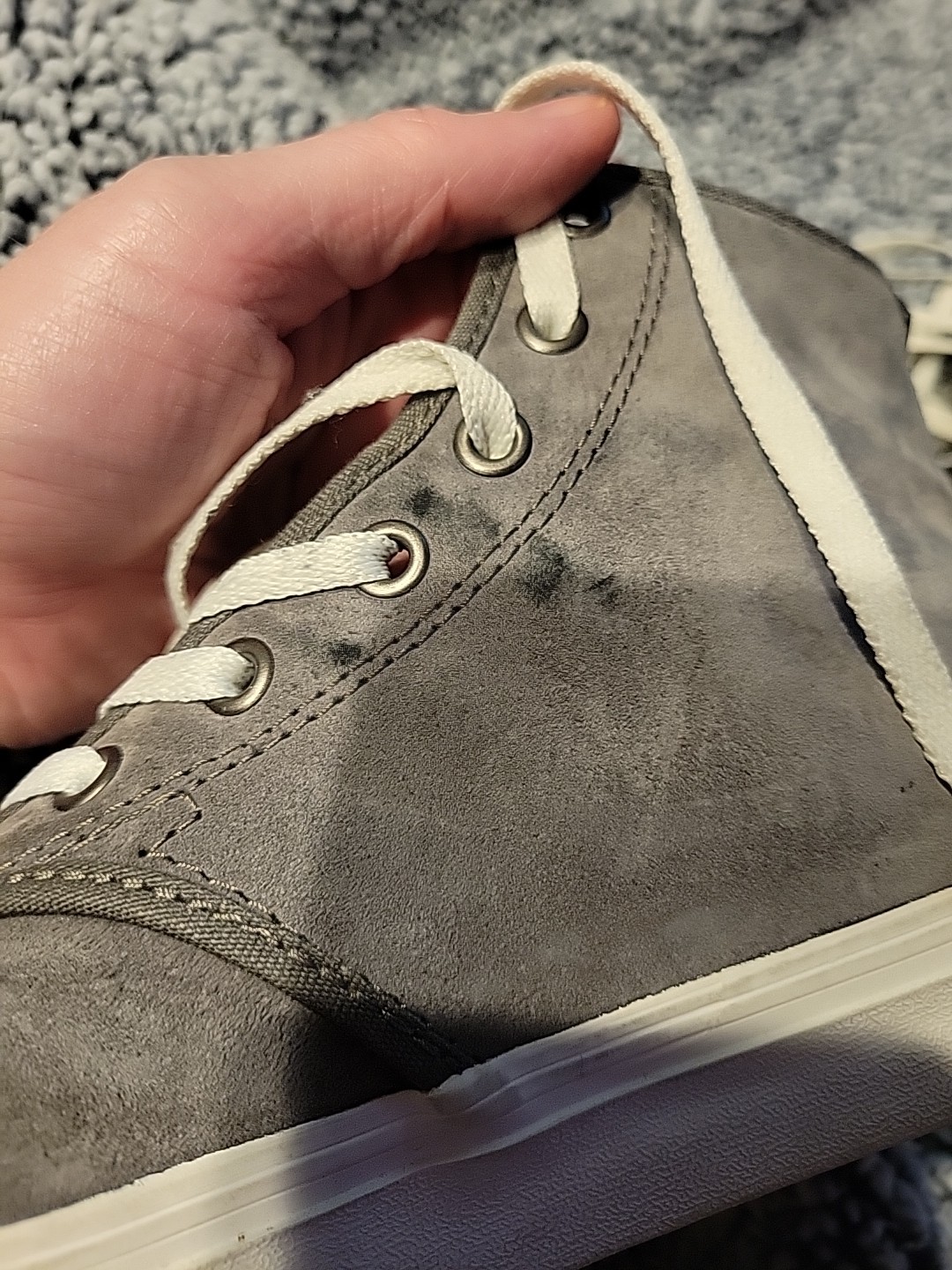 Vans Chukka Boot Mid Gray Suede High Top Sneakers Skate Shoes thumbnail 14