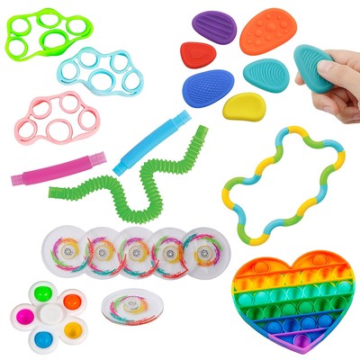 Fun Express Fidget Toy Assortment - Mega Bulk 72 Pc