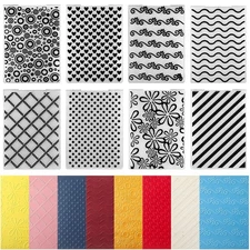 8 Pieces Embossing Folders Embossing Machine Template Paper Card Heart Folders F