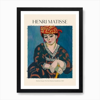 Henri Matisse 1 Art Print Framed Wall Art Poster Canvas Print Picture