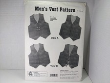 Vintage TANDY LEATHER Co. Men s VEST PATTERN ...
