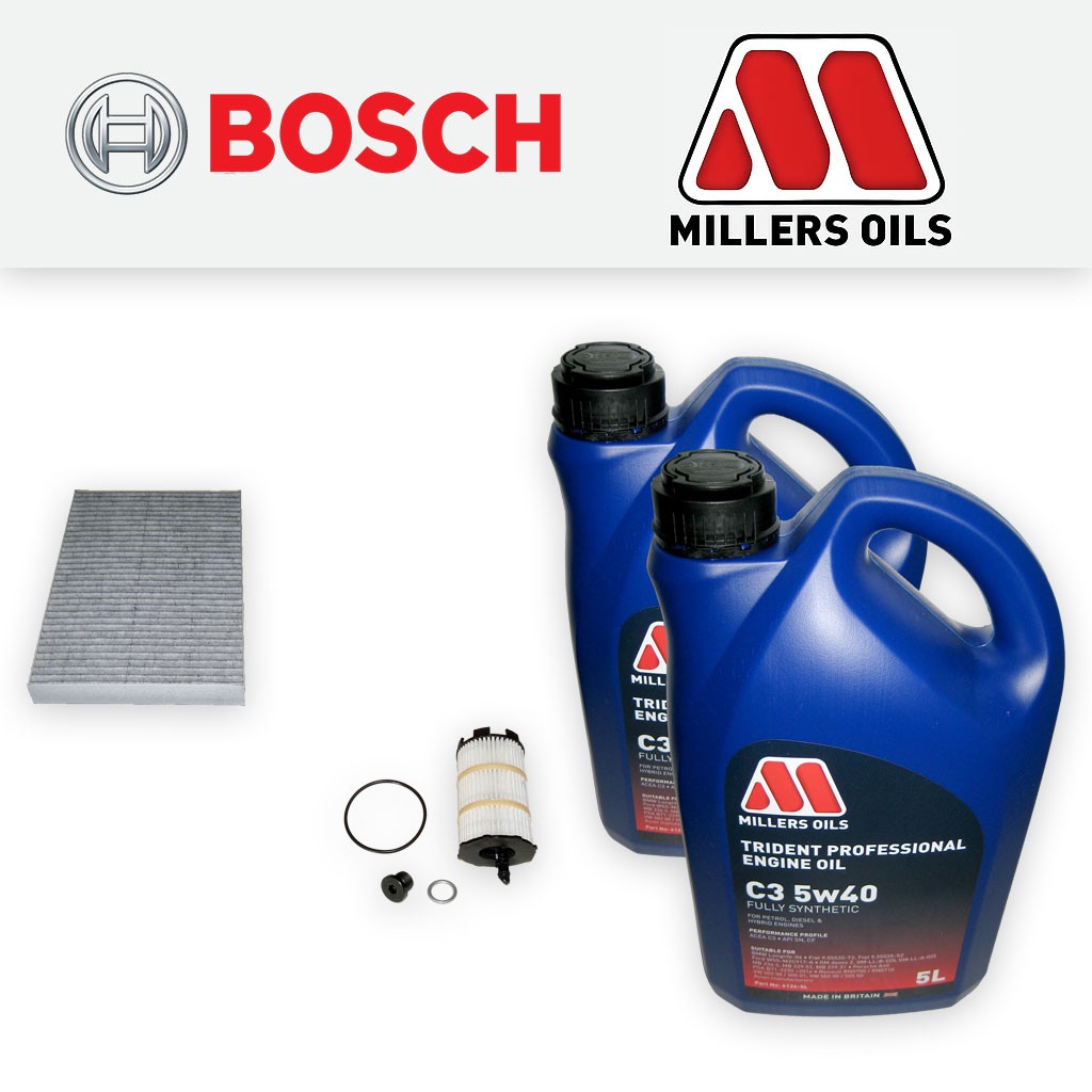 SERVICE KIT for AUDI A4 B7 RS4 QUATTRO OIL CABIN FILTERS +5w40 OIL (2005-2008)