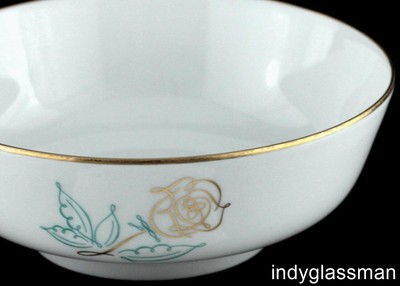 Easterling Germany SPENCERIAN ROSE Cereal Bowl Raymond Loewy UNUSED (7 left)