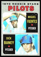 1970 Topps #88 Pilots 1970 Rookie Stars (Miguel Fuentes / Dick Baney) RS, RC