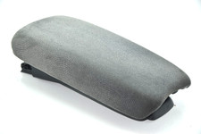 2006-2011 Honda Civic Armrest Center Console Cloth Sliding Lid Gray Oem