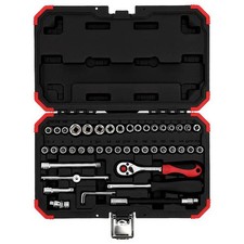 Image of Gedore RED Socket Wrench Set 1/4" 46 Pieces 4-14 mm