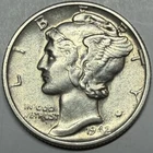 US 1942 Mercury Dime - 10 Cent Silver Coin
