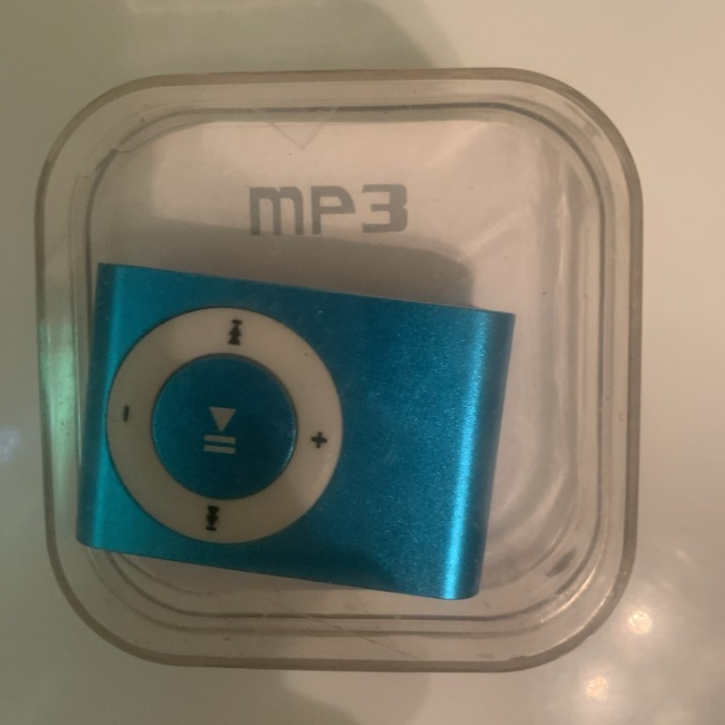 MP3 Player Blue New
