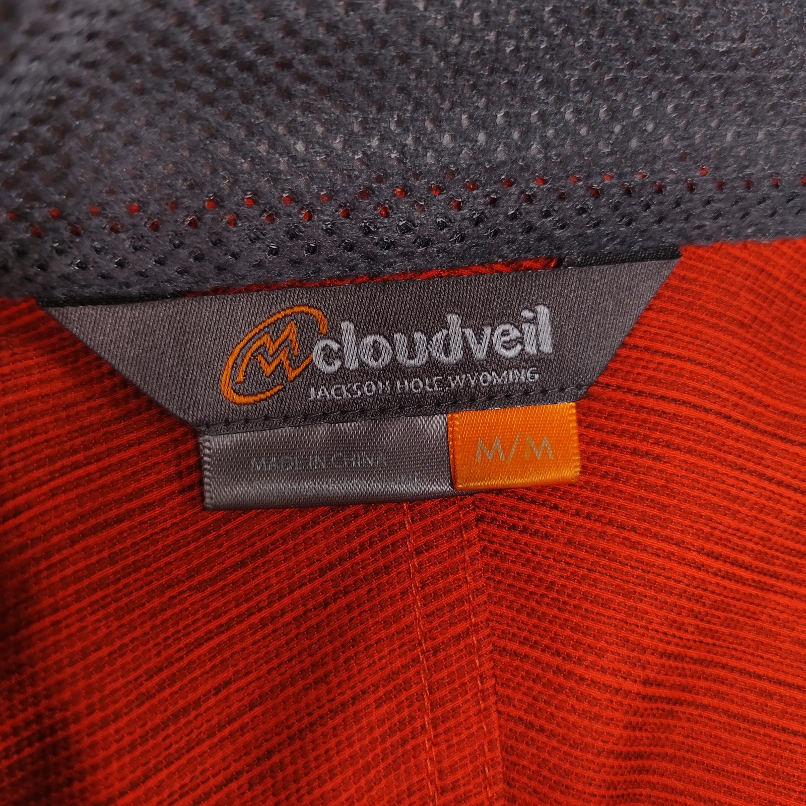 Cloudveil Jacket Mens Medium Orange Softshell Ful… - image 8