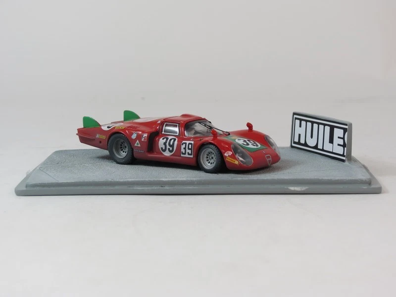 Best Model Alfa Romeo 33.2 C #39 Giunti Galli 24h Le Mans 1968 1/43 BEST9872/D - Immagine 2 di 4