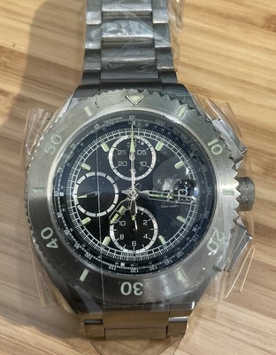 Swiss Kiva Halo ALL TITANIUM W/R Chronograph Wristwatch NIB & Very Rare