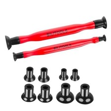 2PCS Valve Lapping Kit with 8 Suction Plates 4 Size, Valve Grinding Tool 2pcs