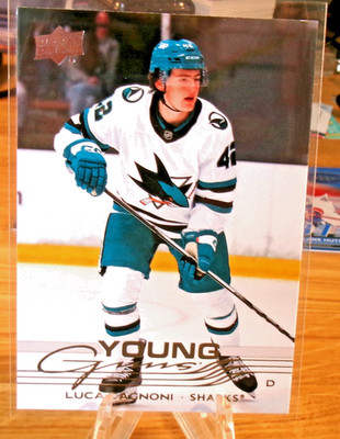 2025-26 UD Series 1 - Young Guns - Luca Cagnoni - San Jose Sharks #213