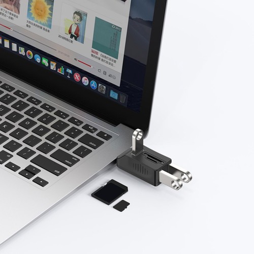 Tv Card Reader Adapter Usb Hub Expansion Splitter for Connecting Mobile Hard - Zdjęcie 2 z 9