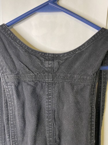 Vintage 90s Unionbay Black Small Shorts Overalls Suspenders 11Y860-17 UB-1M BIB - Picture 4 of 12