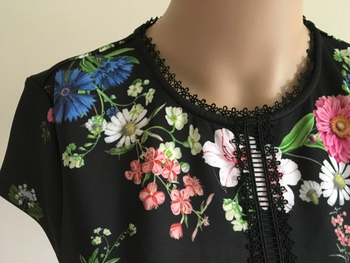 New Ted Baker Daissie Florence Trim Skater dress sz UK