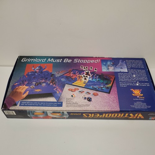 VR Troopers Board Game SABAN Virtual Reality1994 COMPLETE! UNPUNCHED 90% VTG Toy - Picture 2 of 10