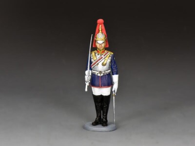 KING AND COUNTRY Ceremonial Series - Standing Blues And Royals Trumpeter CE101