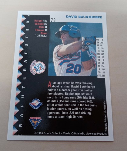 1996 Futera ABL - Hunter Eagles, Melbourne Monarchs and Adelaide Giants - Picture 33 of 57