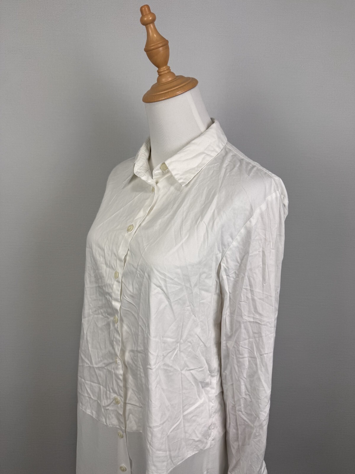 Sportmax Code White Lightweight Buttons Long Slee… - image 8