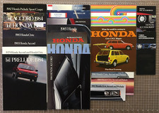 Lot of 23 Honda Car Brochures - Assorted & Various Models - US Seller