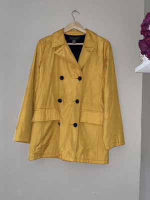 yellow coat banana republic
