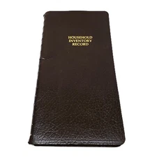 1982 At-A-Glance Household Inventory Photo Record Sheafer Eaton Binder UNUSED