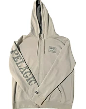 Pelagic Full Zip Hooded Sweatshirt Size Large