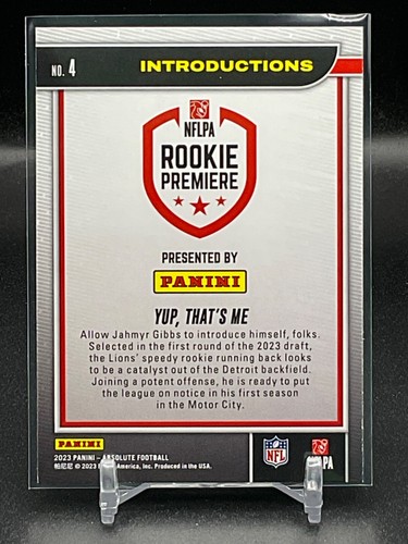 Detroit Lions *Choose Your Football Cards* Rookies Autos Relic (Updated 3/25) - Picture 31 of 275