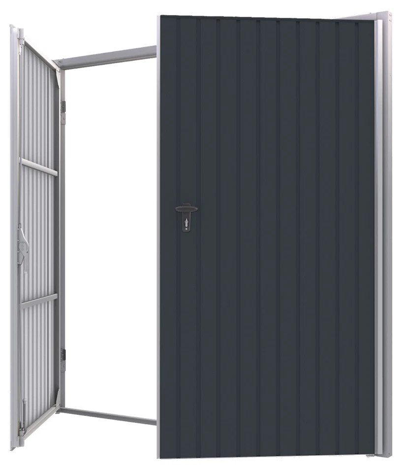 Garagentor 2 flügelig 2300 x 2100 | Drehtor nach Maß, optional mit Tür im Tor - Bild 4 von 4