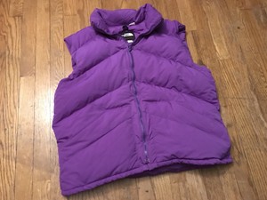 purple bubble vest