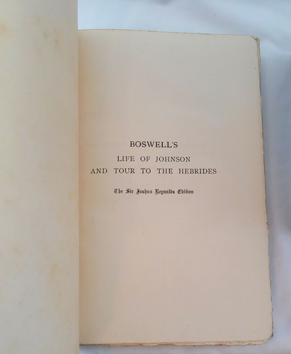 The Life of Samuel Johnson 5 Volumes; 1885 Limited Edtion; Boswell; Literature - Picture 2 of 5