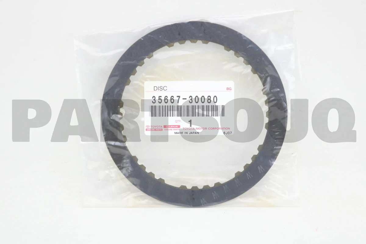 3566730080 Genuine Toyota DISC, CLUTCH (FOR 2ND BRAKE) 35667-30080 