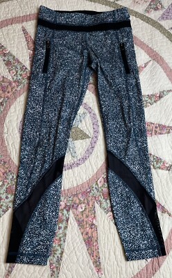 Lululemon Inspire Tight II Full On Luxtreme Pebble Print Parfait Alberta Lake 4