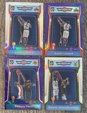 2020-21 Donruss Optic Basketball Air Defense Purple Parallel Insert Lot of 4