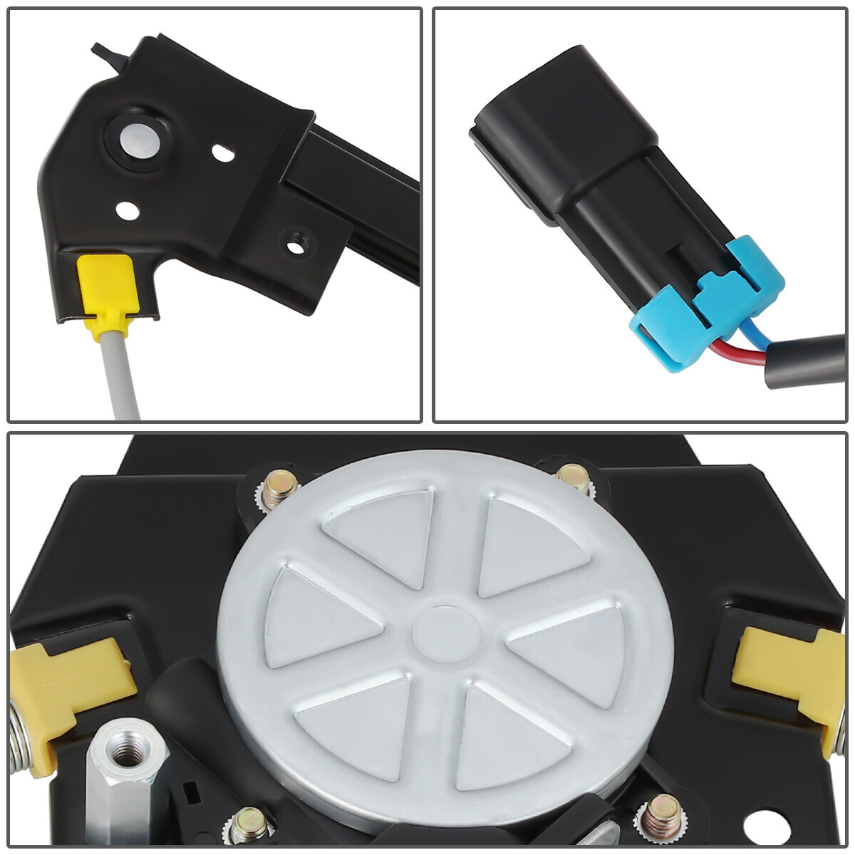 MaXpeedingrods Front Left Power Window Regulator With Motor For Fiat 500 2012-2019