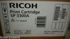 NEW GENUINE Ricoh Savin Lanier Black Print Cartridge SP 3300A 406212 M840-11