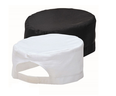 Chefs Skull Cap Portwest S899 bequeme verstellbare Arbeitskleidung - weiß oder schwarz