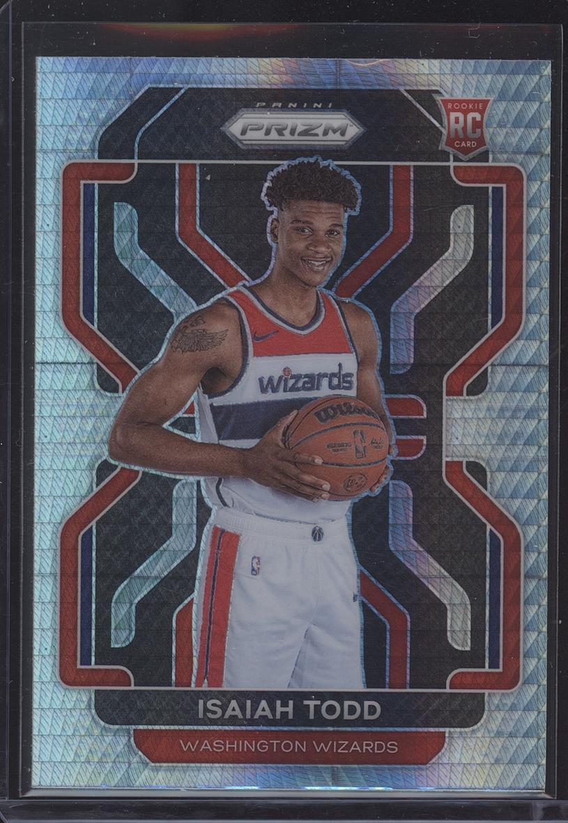 Isaiah Todd 2021-22 Panini Prizm #299 Hyper Washington Wizards