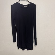 Athleta Women's Stretch Knit Sweater Dress - Sz XS - Black - Modal, Spandex