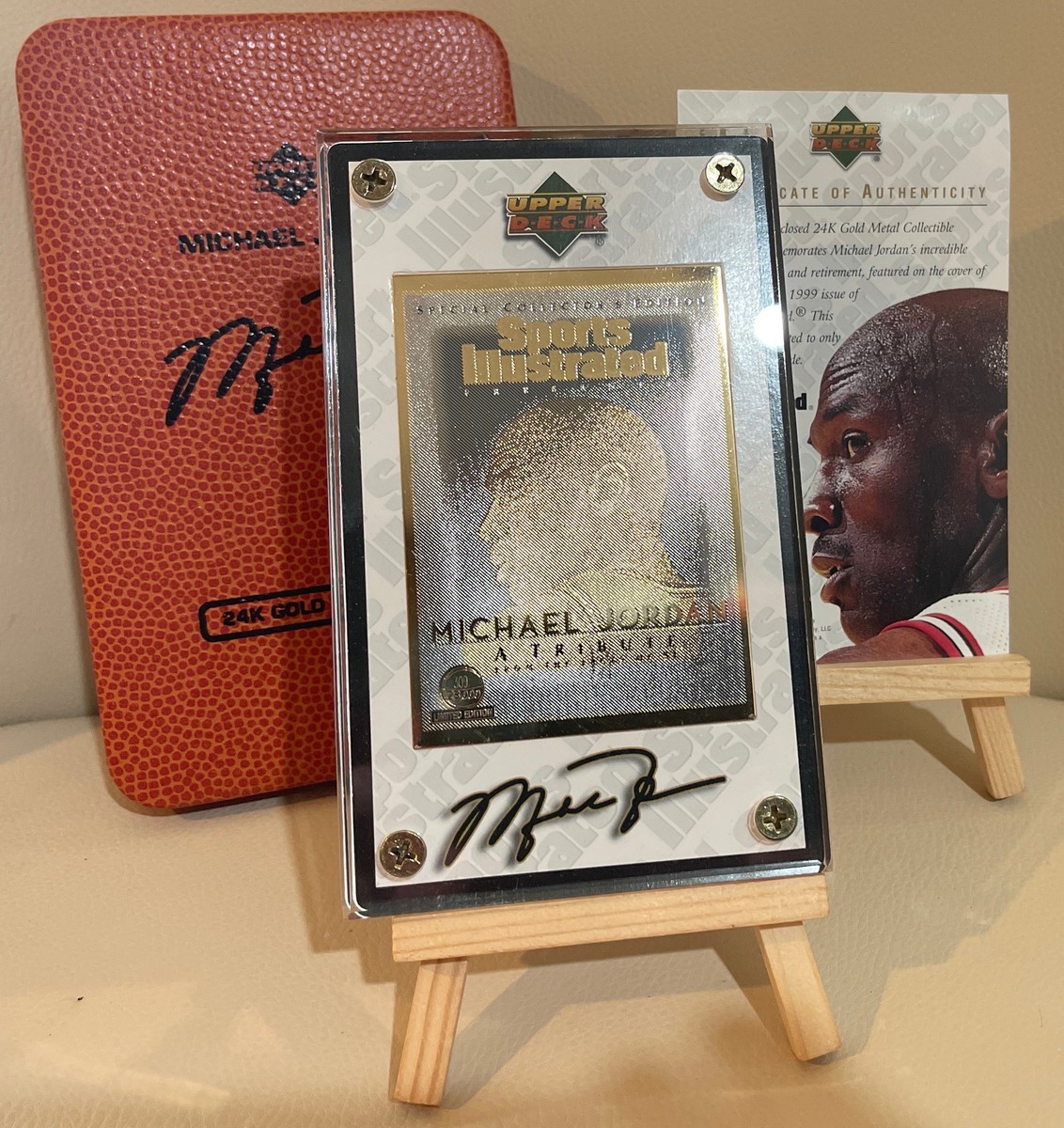 マイケルジョーダン　UPPER DECK 24k authenticated マイケルジョーダンUPPER DECK 24k authenticated