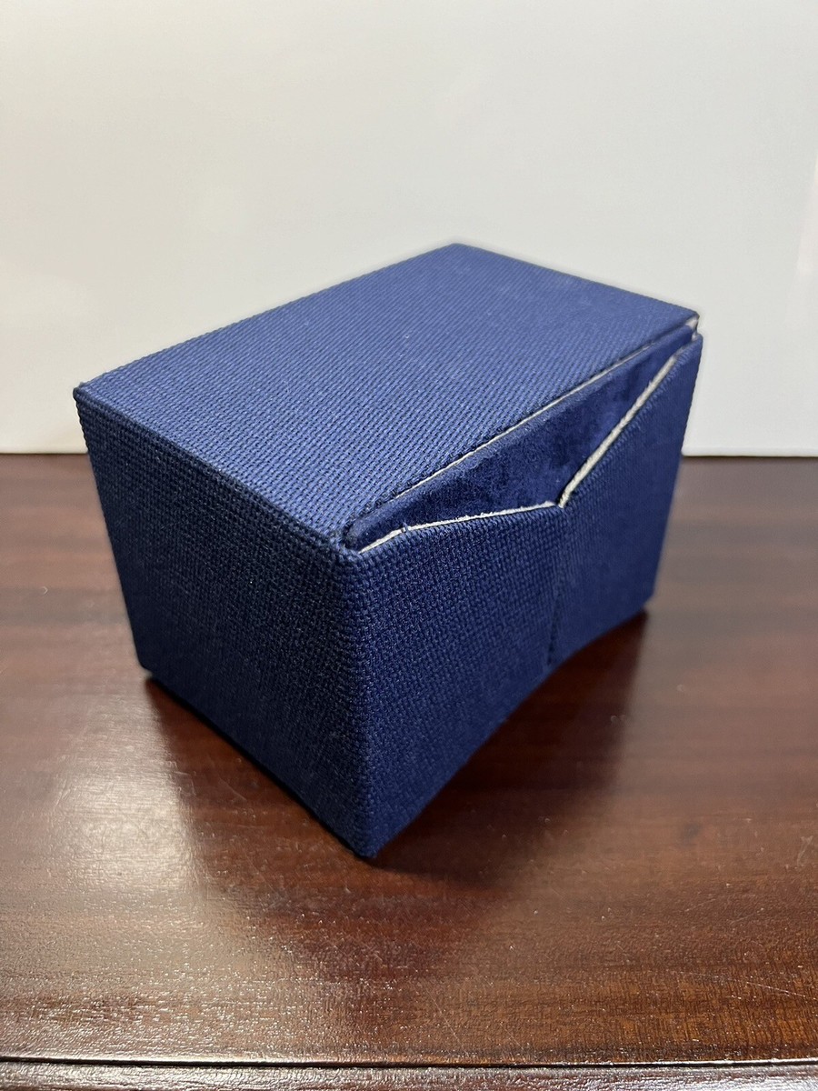 BREITLING Genuine Empty Blue Travel Watch Box Completed with