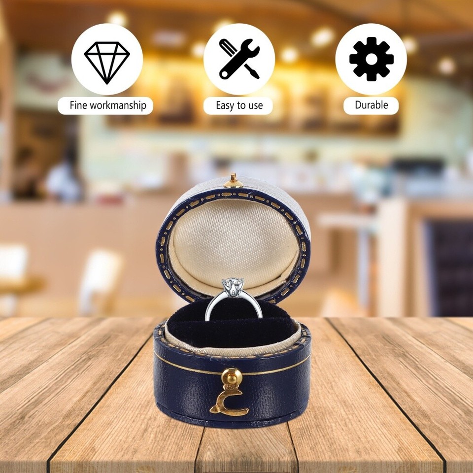 Ring Storage Case Miniature Boxes for Jewelry Gift Rustic Holder eBay