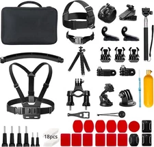 Kit De Accesorios Para Cámara De Acción Para Manillar De Cámara De Acción US NEW