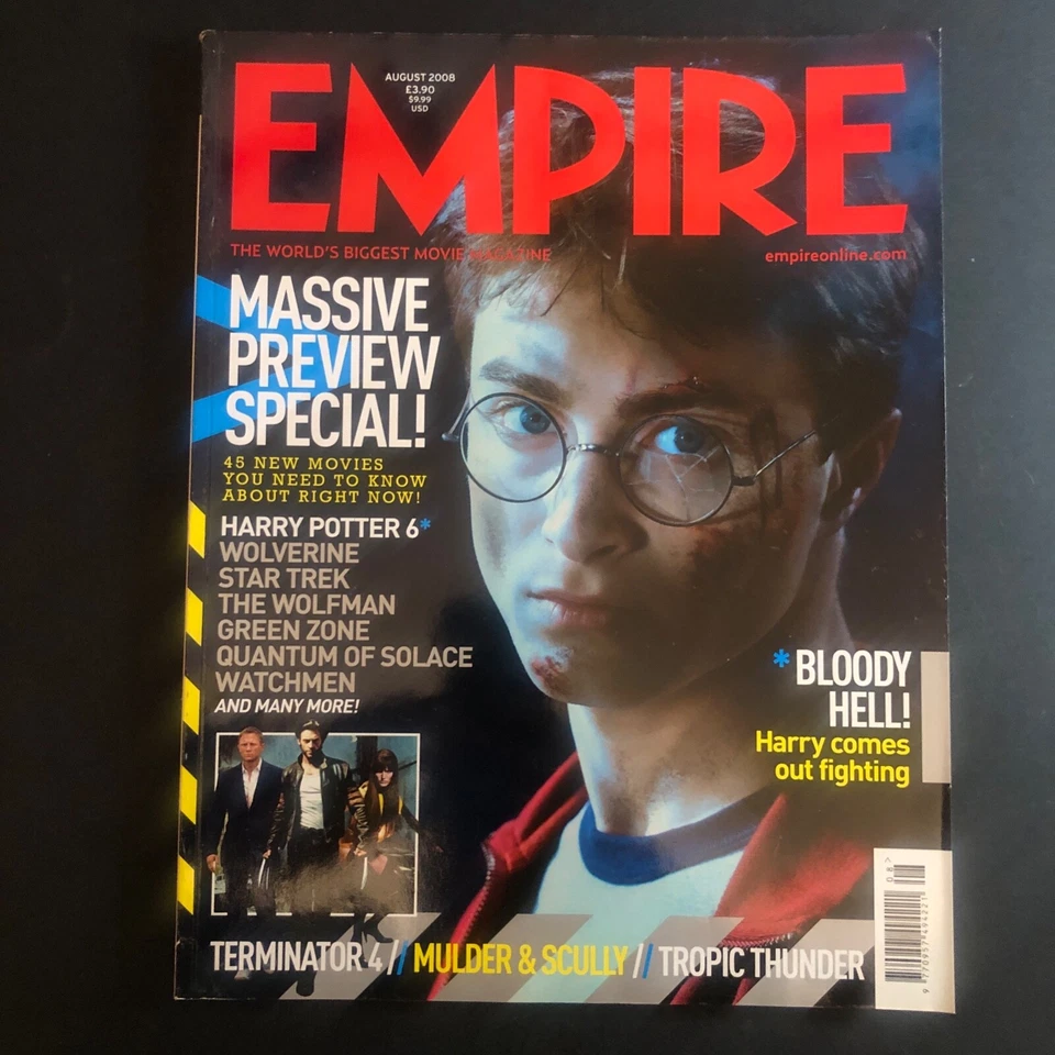 5 x Empire 2008 Magazines Batman Harry Potter Sci-Fi Issue Movie Reviews Bundle - Image 4 of 4